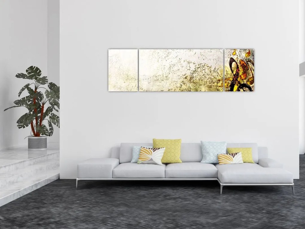 Obraz - Potęga muzyki (170x50 cm)