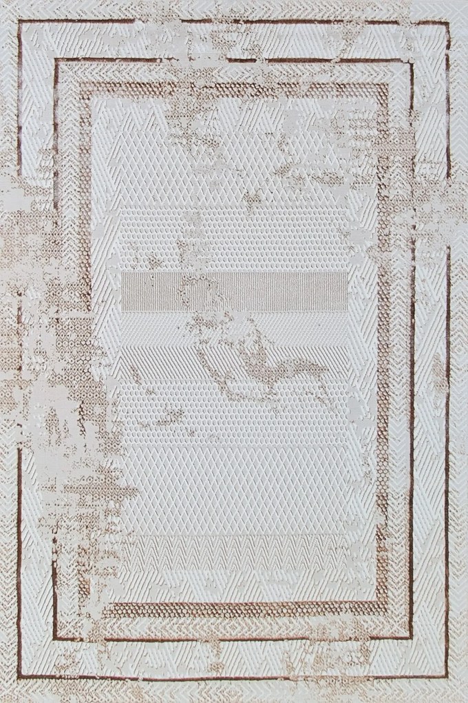 Dywan vintage Beyond Ramki beżowy 140 cm x 190 cm