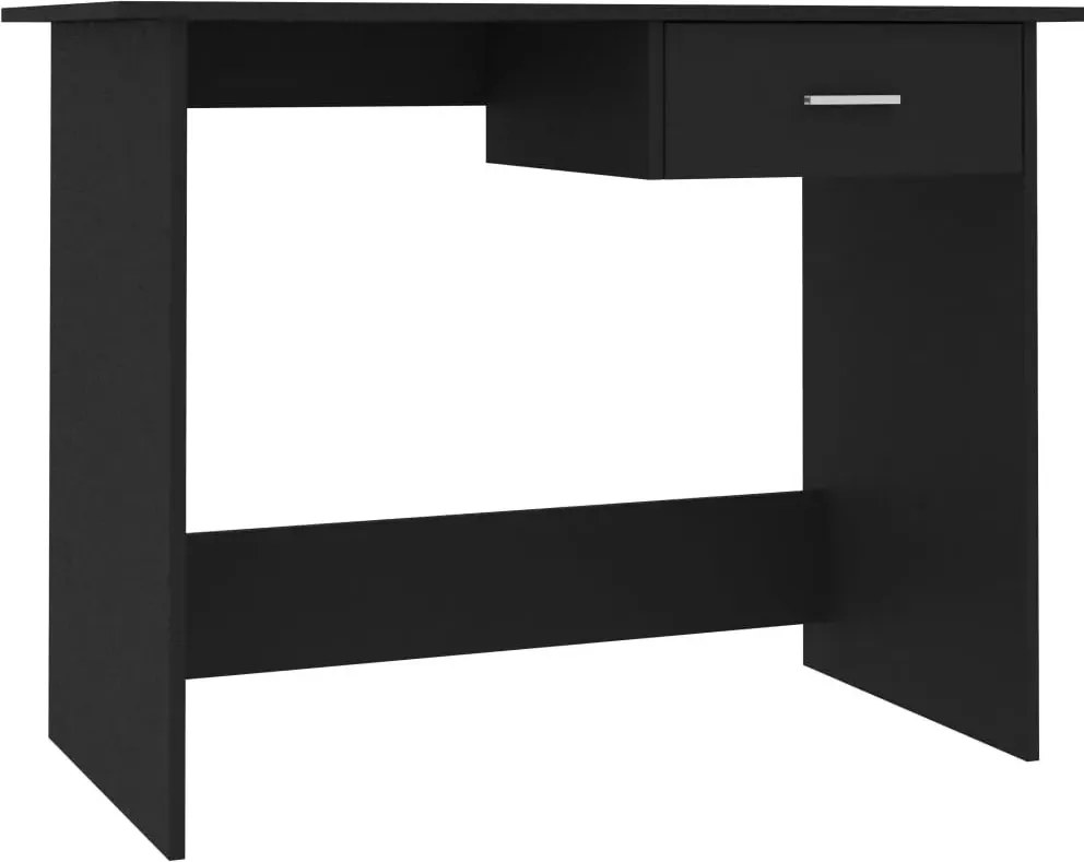 Czarne minimalistyczne biurko o szerokości 100 cm Z5-D94