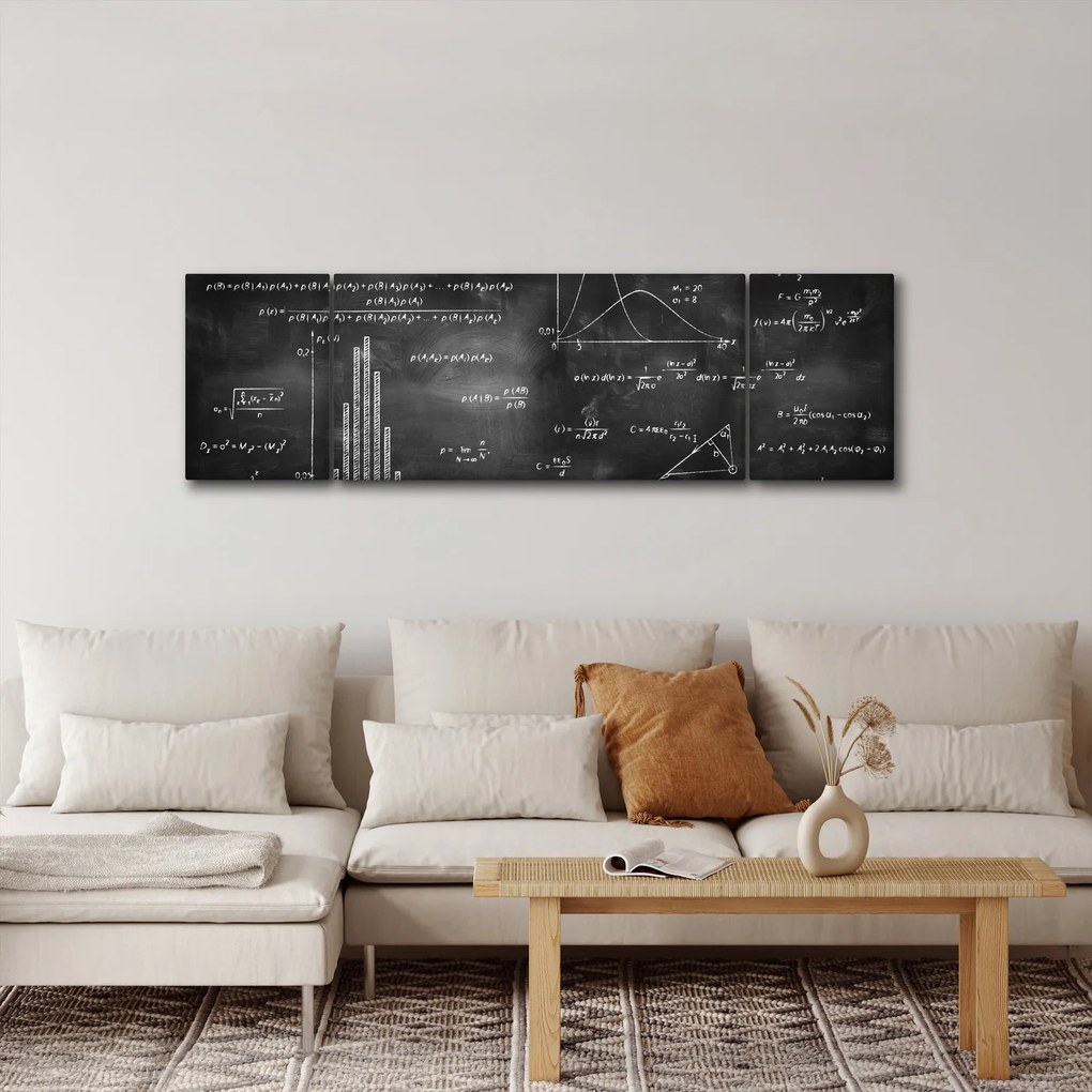 Obraz - Miłość do liczb (170x50 cm)