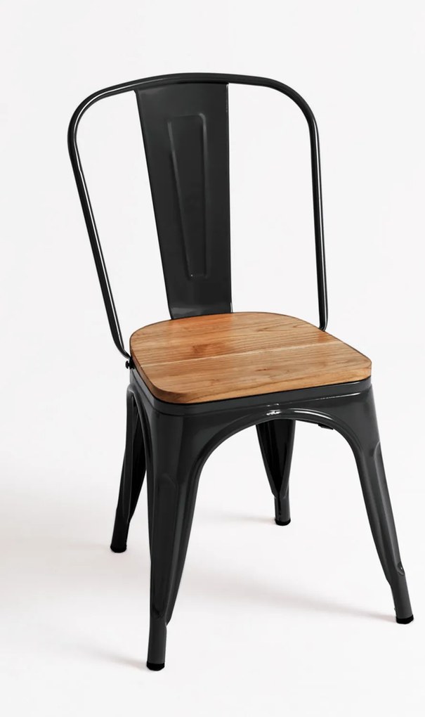 Krzeso z naturalnego drewna Torix