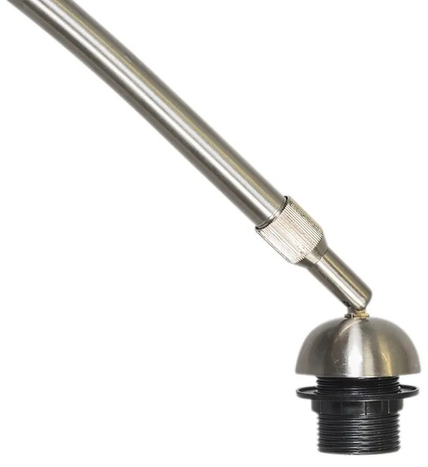 Luk Nowoczesna łukowa lampa stojąca ze stali regulowana bez klosza klasyczny/Antyczny Oswietlenie wewnetrzne