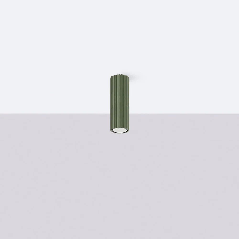 Zielona lampa punktowa Gleam – Sollux