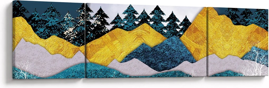 Obraz - Krajobraz polarny (170x50 cm)