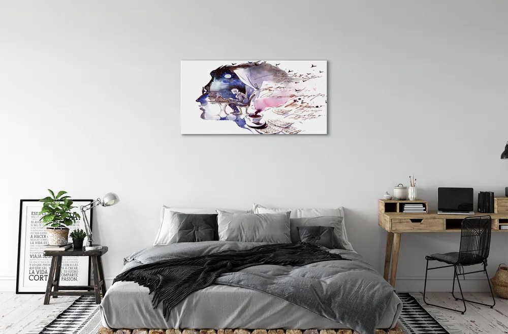 Zdjęcie na płótnie Obraz Twarzy Człowieka