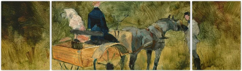 Obraz - Henri de Toulouse-Lautrec, The Trap, reprodukcje (170x50 cm)
