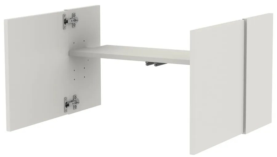Biały modułowy system półek 162x190 cm Bridge – Tenzo