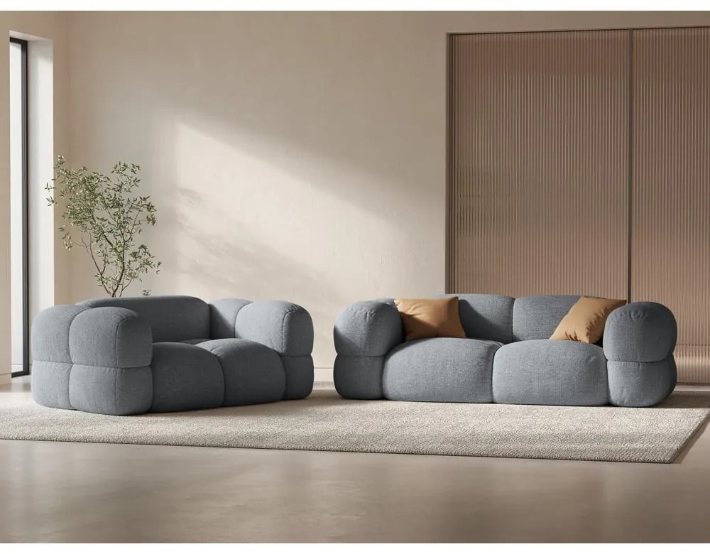 Szara sofa 180 cm Loretto – Cosmopolitan Design