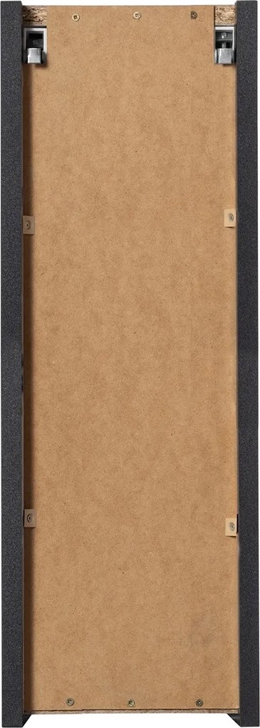 Wisząca szafka łazienkowa pomocnicza Nova 20 cm, czarny mat