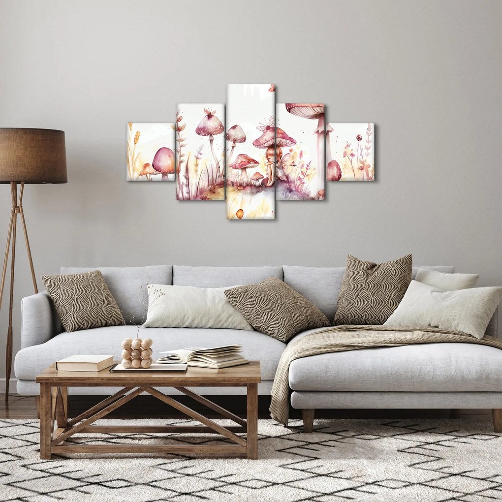Obraz - Różowa wróżka (125x70 cm)
