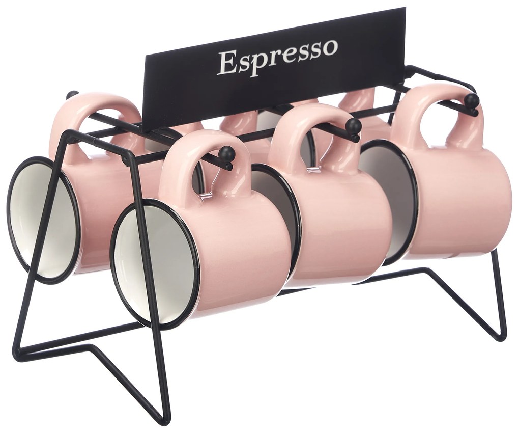Filiżanki do espresso, 6 sztuk, 100 ml