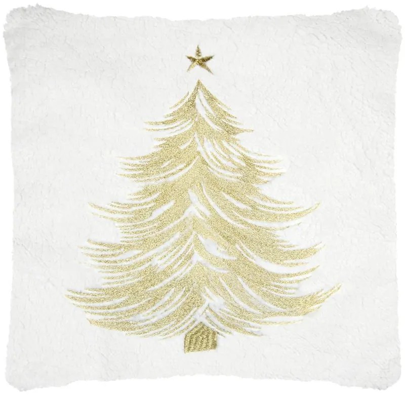 Poduszka świąteczna KLAUS, z choinką, 45 × 45 cm