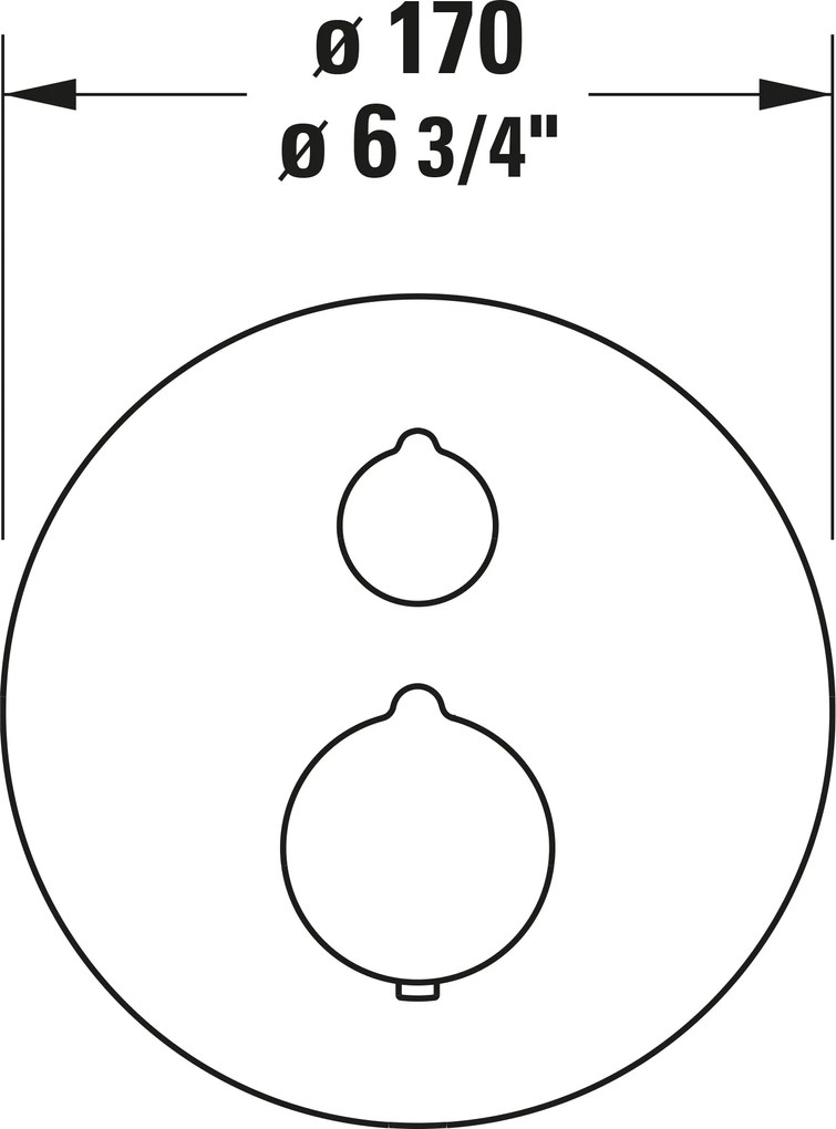 Duravit C.1 termostat wannowy