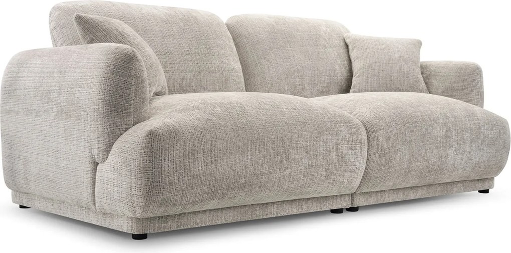 Sofa AMBELIA Dwuosobowa Beżowa Nowoczesna