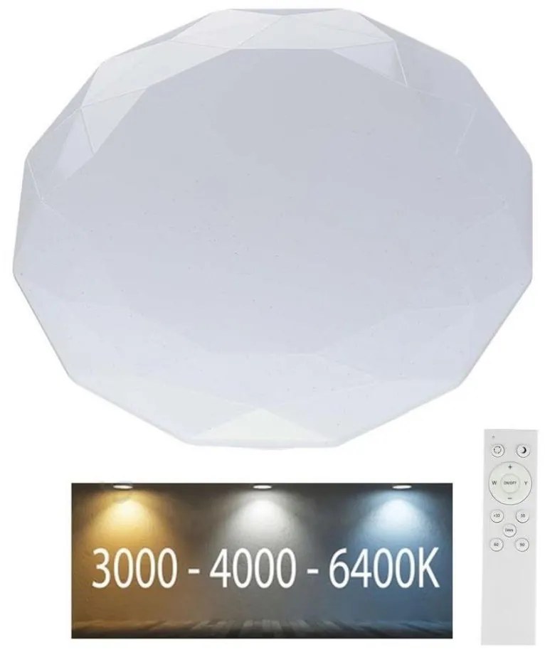 LED Plafon ściemnialny LED/40W/230V 3000K/4000K/6500K + pilot