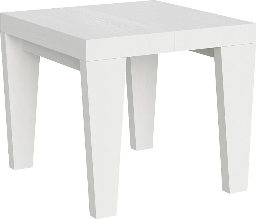 Stół rozkładany 90/246x90 cm Spimbo frassino biała