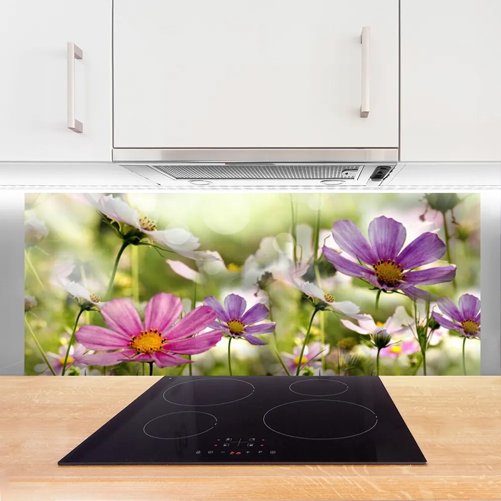 Panel nad blat kuchenny Pastelowa Łąka Kwiatowa