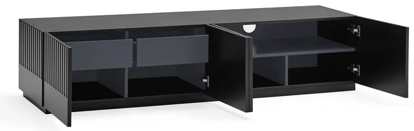 Czarna komoda pod TV Teulat Doric