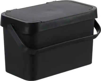SmartStore Plastikowy kosz na odpady organiczne Collect, czarny, 5 l