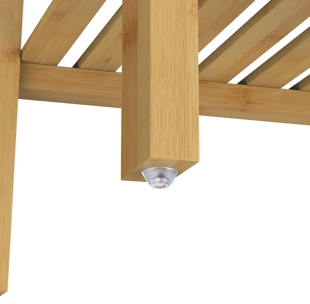 Regał bambusowy ZOJA, 4 półki, 48x32x123cm, brąz Casaria