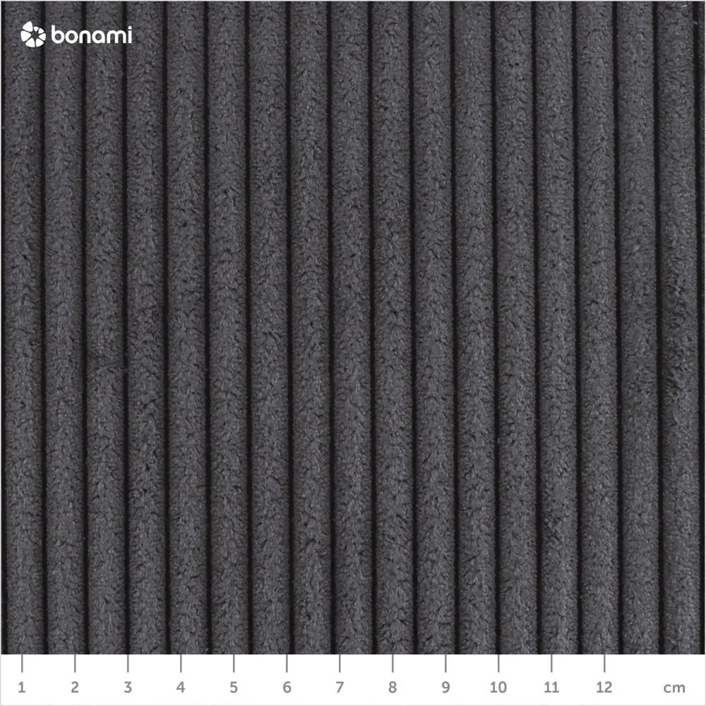 Antracytowe tapicerowane łóżko jednoosobowe bez stelaża 120x200 cm Mattis – Meise Möbel