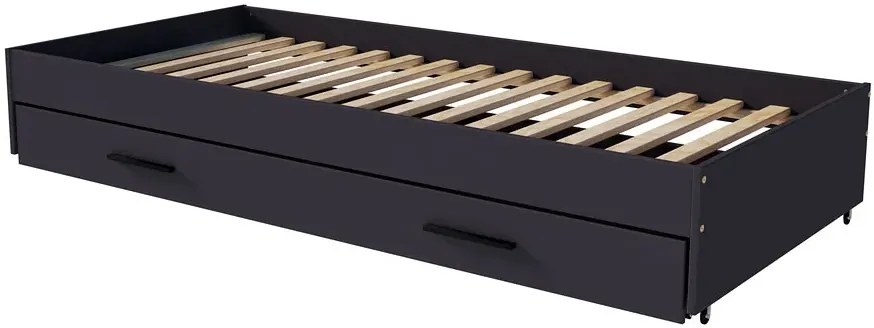 Modułowa szuflada ze stelażem oraz półką antracyt K4-N30