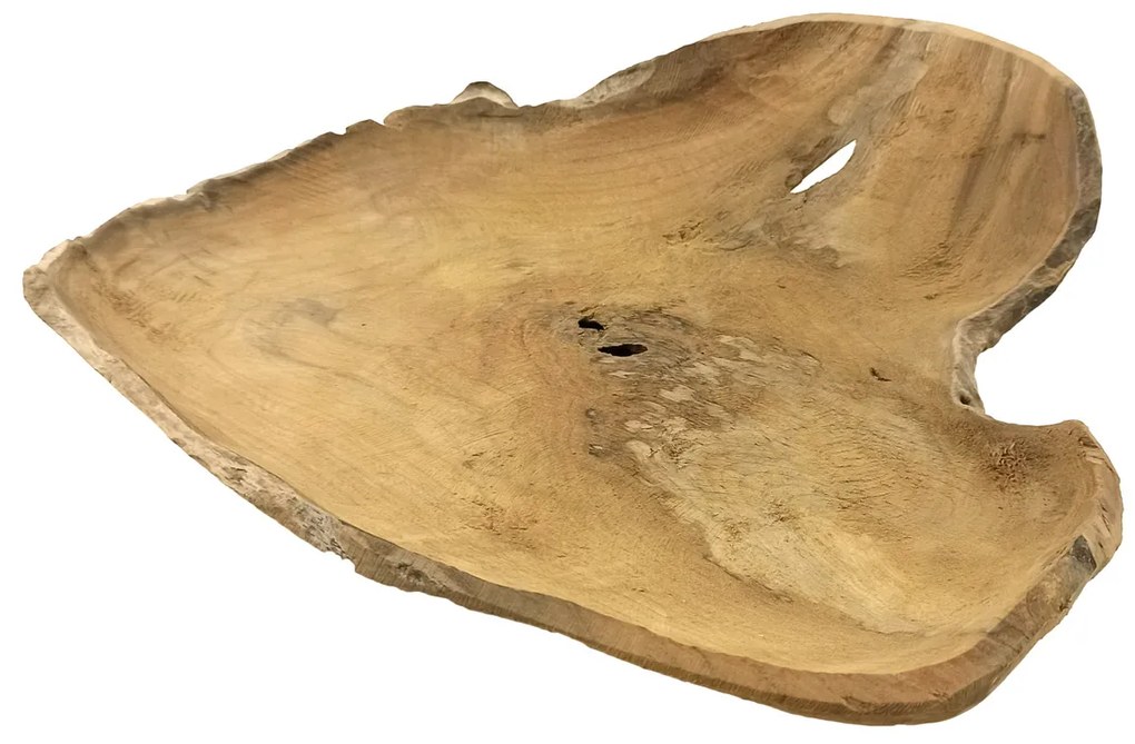 Misa ozdobna z drewna tekowego, Ø 40 cm