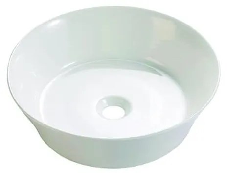Bathco 4086 - Umywalka nablatowa VOLTA Ø 35 cm porcelana/biała