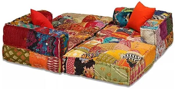 Modułowa patchworkowa sofa M5-N16