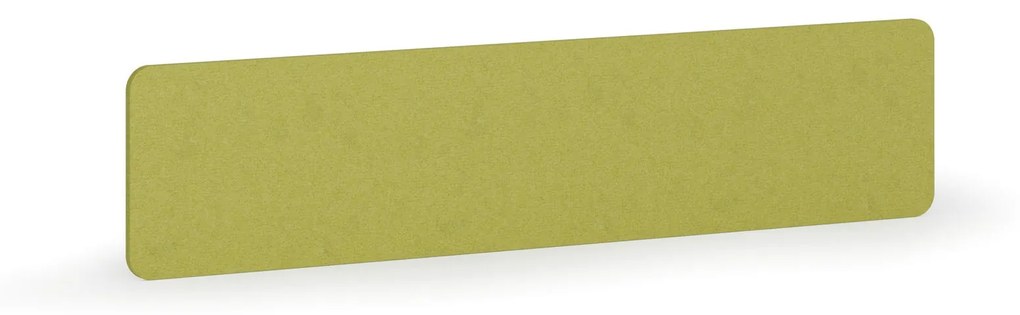 Parawan akustyczny na stół, tekstylny, 180 x 40 cm, zielony