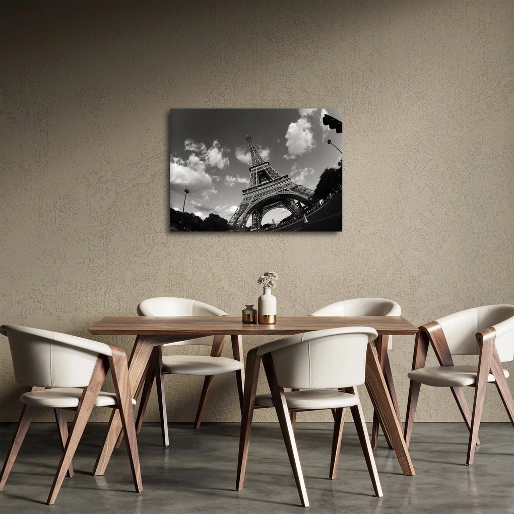 Obraz - Wieża Eiffla w Paryżu (70x50 cm)