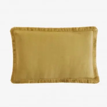 Prostokątna Poduszka 30x50 Cm Z Bawełny Soncey Brass - Sklum