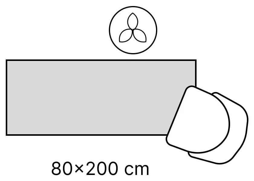 Kremowy chodnik z mieszanki wełny tkany ręcznie 80x200 cm Majoli – Elle Decoration