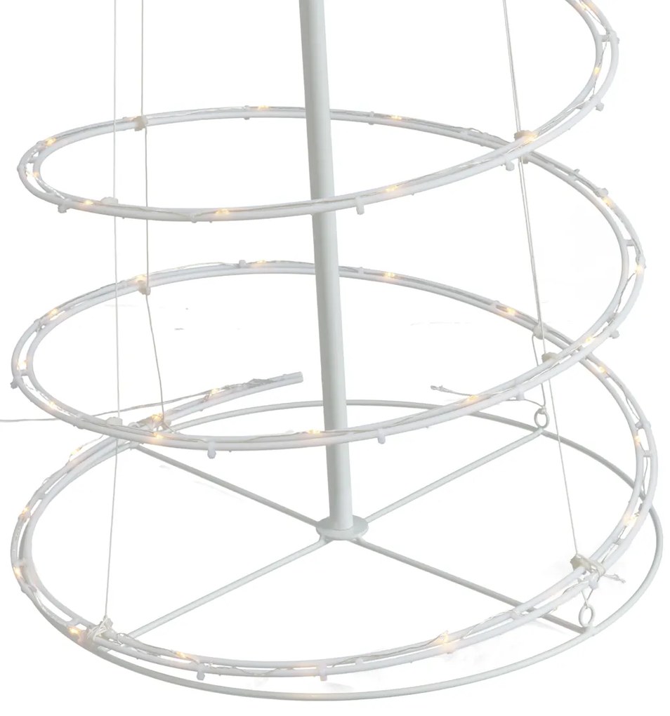 Zewnetrzna Choinka biała z LED IP44 - Puno Oswietlenie zewnetrzne