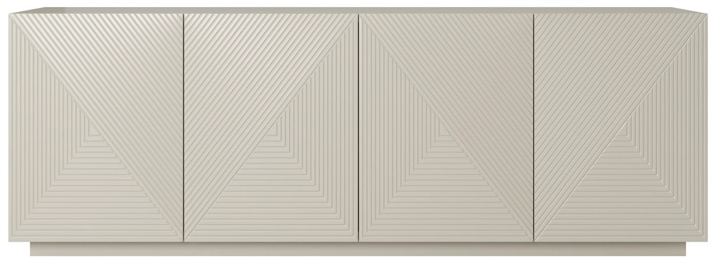 Komoda Asha 200 cm czterodrzwiowa - kaszmir