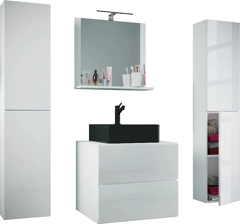 5-częściowa umywalka łazienkowa 60 cmLendas XL