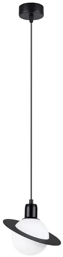 Czarna nowoczesna lampa wisząca pojedyncza - A604 N5-G60