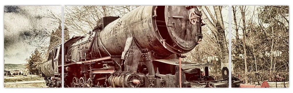 Historyczny wizerunek lokomotywy (170x50 cm)