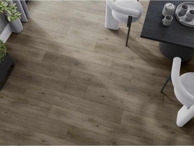 Mexen Perry próbka paneli winylowych SPC 6,5 mm, podkład IXPE 1,5 mm, 4 V-Fuga, Dąb - F1021-S