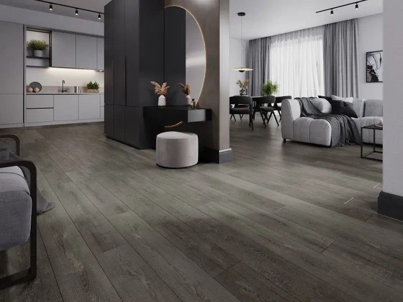 Mexen New Albany panele winylowe 1240 x 182 mm SPC 6,5 mm, podkład IXPE 1,5 mm, 4 V-Fuga, Dąb - F1017-1240-182-505-4V1-01