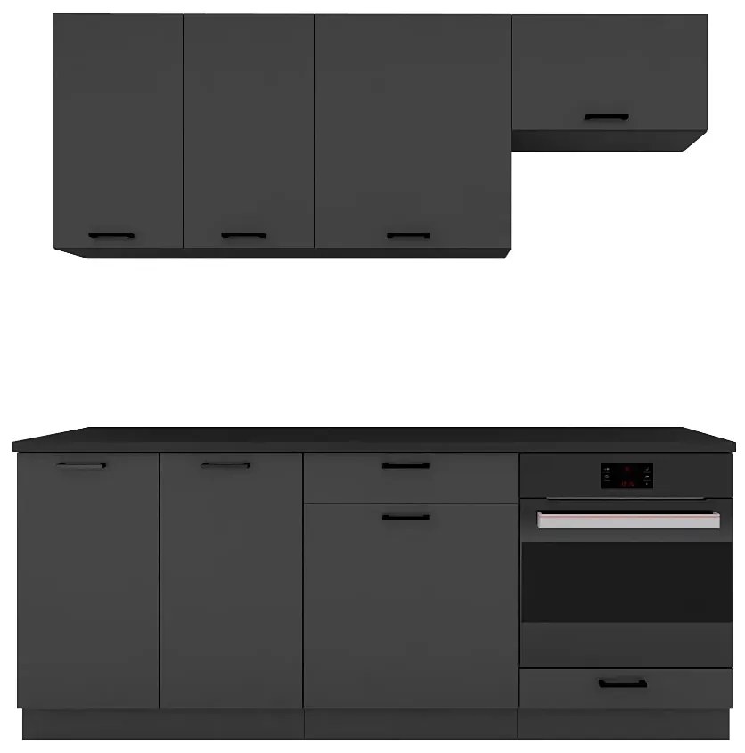 Komplet szafek kuchennych grafit - Coleo 27X