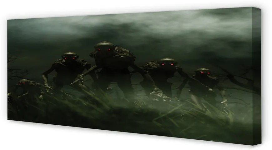 Obraz na płótnie Zombie chmury