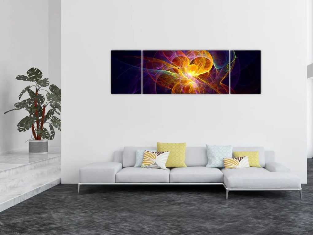 Abstrakcyjny obraz (170x50 cm)