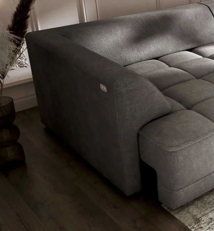 Sofa kanapa TIGA z funkcja spania Elektryczny System rozkładania WERSAL