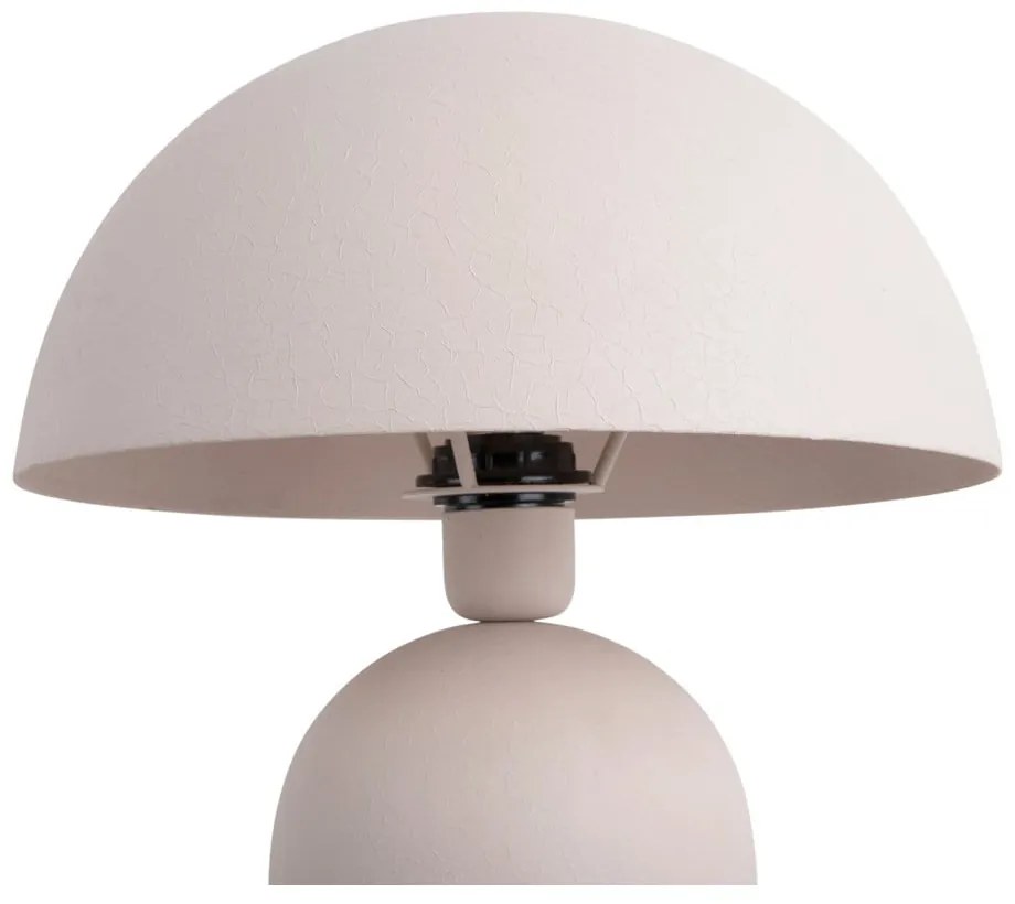 Kremowa lampa stołowa (wys. 43 cm) Boaz – Leitmotiv