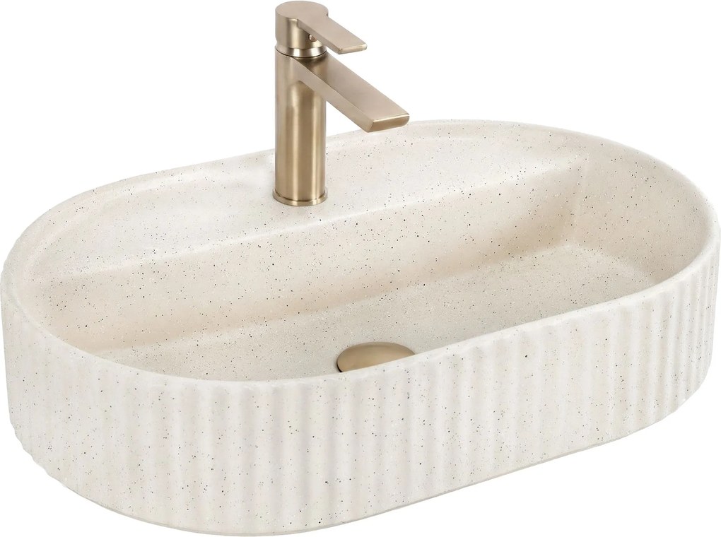 Umywalka nablatowa Rea Marcela 60 Vanilla