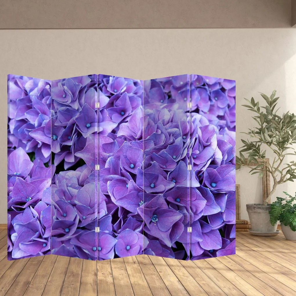 Parawan - Fioletowy kwiat (210x170 cm)
