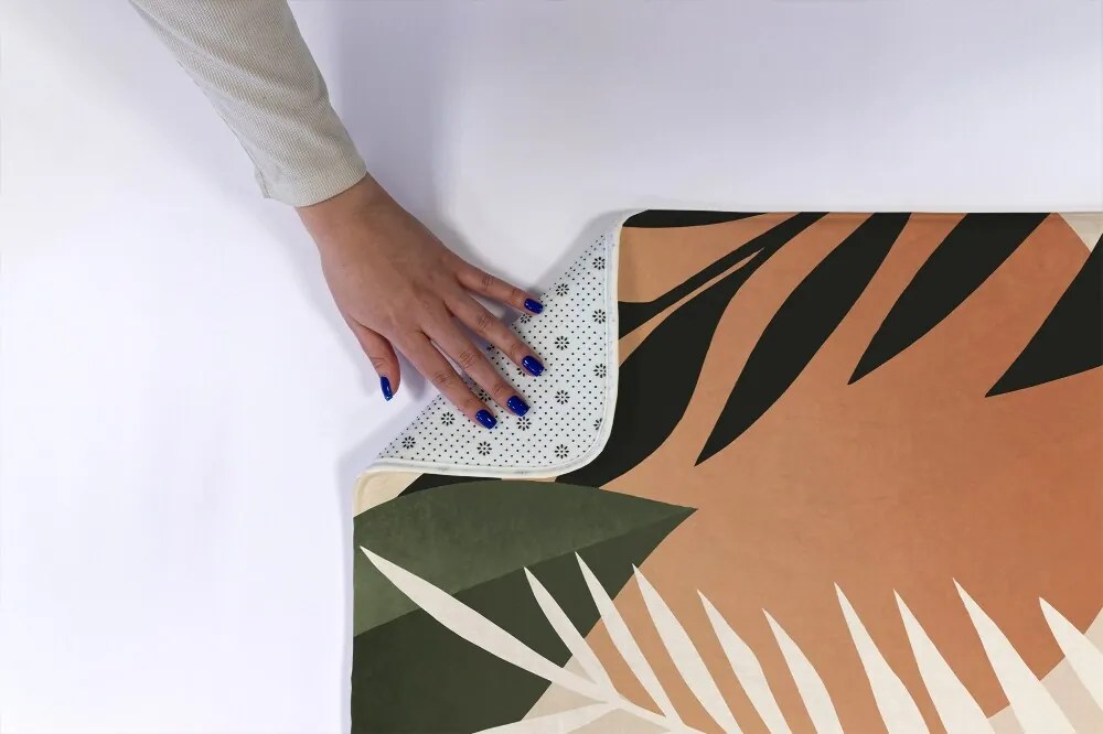 Dywanik pod prysznic Dywanik pod prysznic Tropikalna abstrakcja