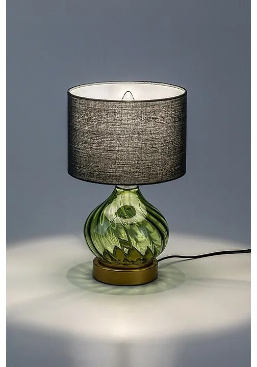 Rabalux 74033 dekoracyjna lampa stołowa Pirelo, E14, 1x maks. 25 W, butelkowa zieleń