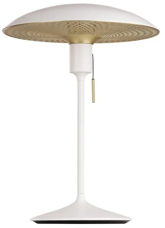 Abażur w biało-złotym kolorze ø 35 cm Manta Ray – UMAGE